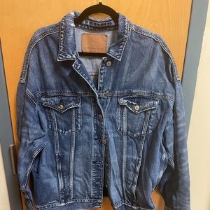 Dark Wash American Eagle Denim Jacket